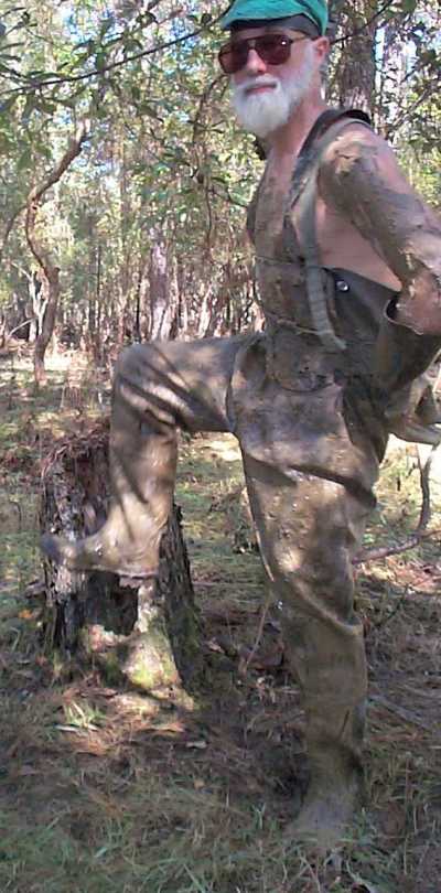 Earth Daubed Chest Waders