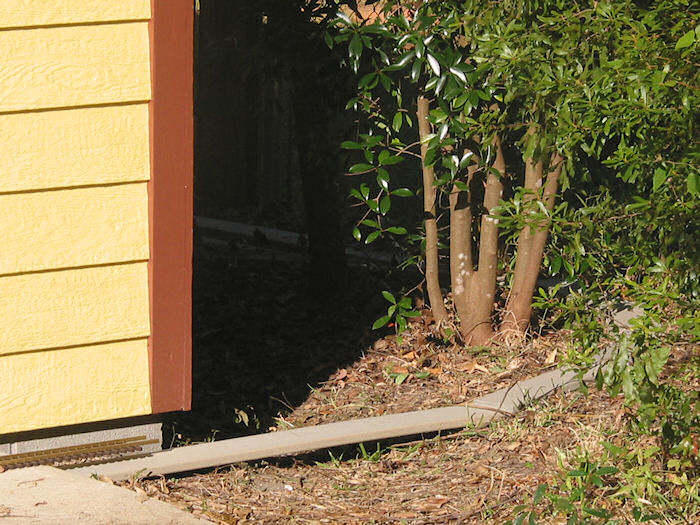 East Garage Curve and Culvert