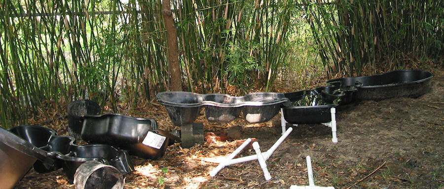 PVC Trivets hold Pondlets