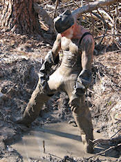 Rubberman muddy thigh rub