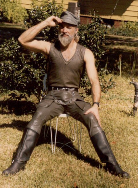 leather pants with codpiece