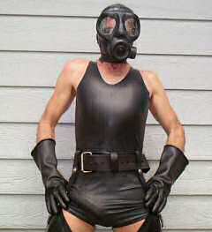 Masked Black Latex