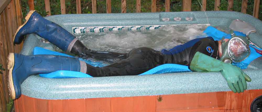 Hot Tub Bed Resting?