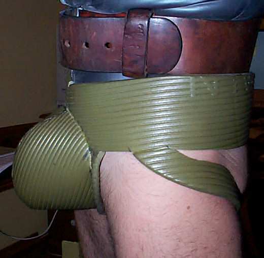 Melon Foam Jock in Profile