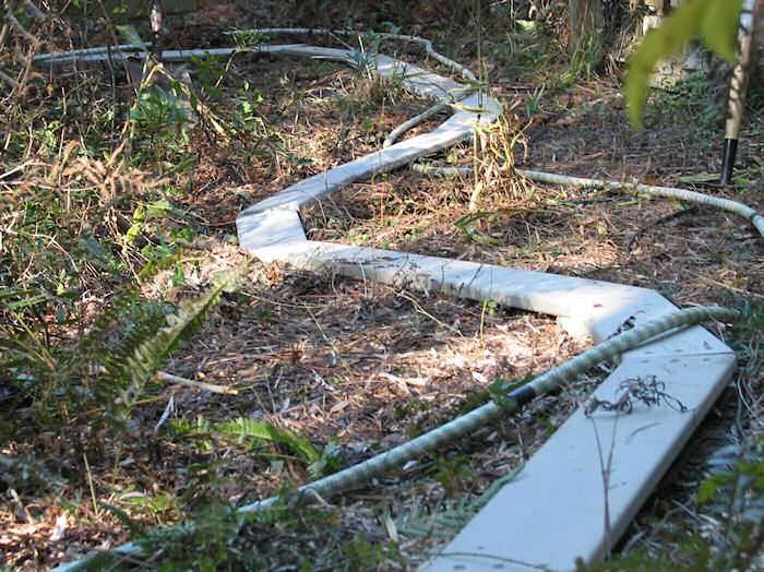 Roadbed Progress on Behind the Briars Route