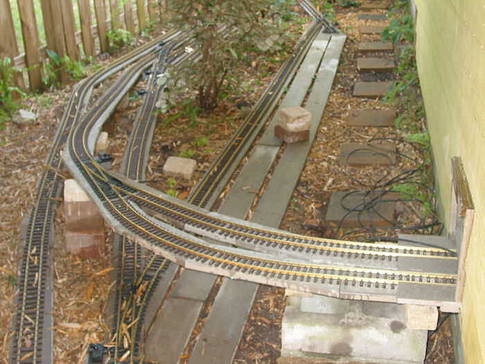 Garage Entry Tracks from the North