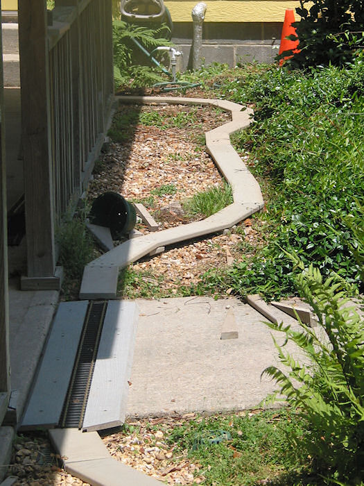 Roadbed Traverses the French Drain