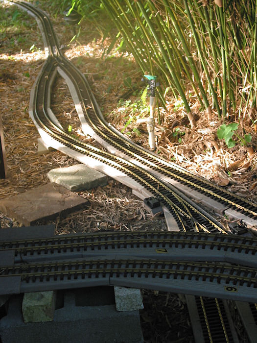 Garage Portal Tracks and North Garage Switch