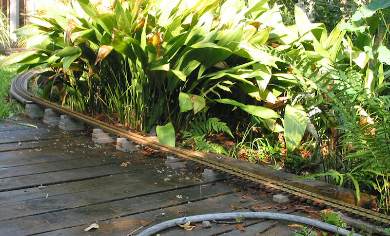 Closeup of Bridge Crossing